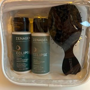 ZENGEN ECLIPSE shampoo, cond and brush